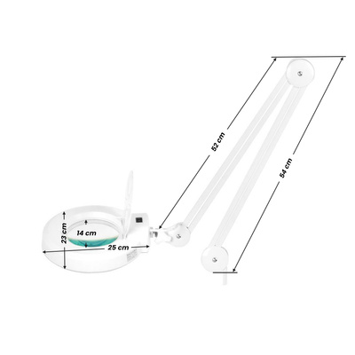 Lampa lupa led S4 + statyw 114196