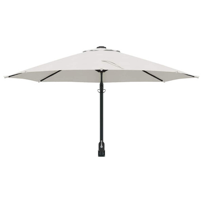 Parasolka ogrodowa piaskowy 248 x 248 x 148 cm Poliester i Stal