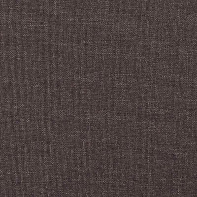 Łóżko sprężynowe Ciemny brąz 100 x 200 cm tkanina