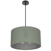 Lampa wisząca z abażurem Shanti miętowa do salonu i sypialni