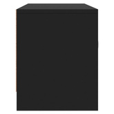 vidaXL Szafka pod TV, czarna, 102x30x37,5 cm, materiał drewnopochodny