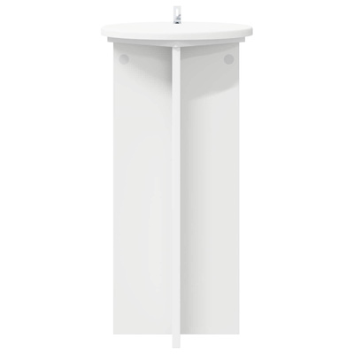 Stojak na rośliny 2 pcs Biały ?29,5 x 60 cm Drewno inżynieryjne