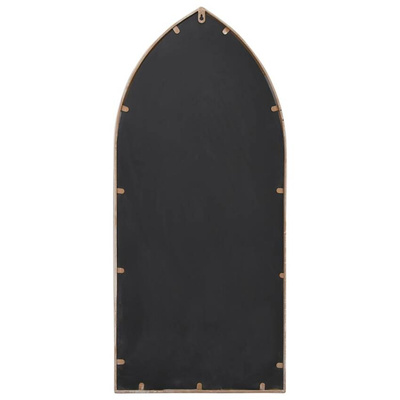 Lustro ogrodowe, piaskowe, 100x45 cm, żelazne vidaXL