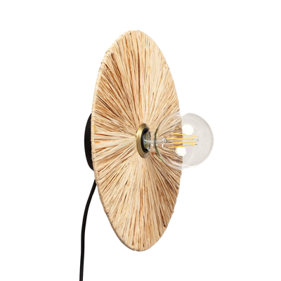 Kinkiet Boho Bordo 35cm E27 Talerz Abruzzo Kinto