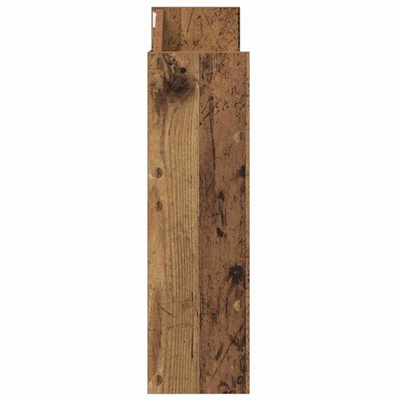 Szafka na buty z półką 2 pcs Stare drewno 80 x 18 x 60 cm