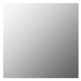 vidaXL Lustro ścienne z lampkami LED, kwadratowe, szklane