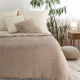 Narzuta Kayla beżowa 130x160