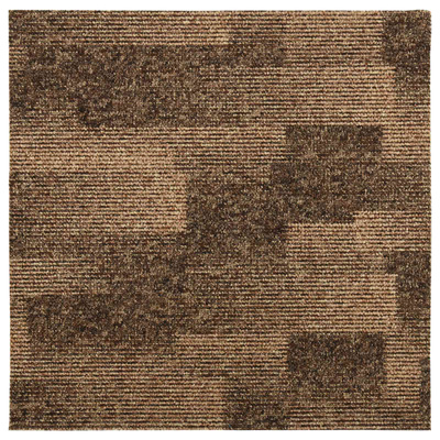 Dywan podłogowy 20 pcs Brązowy 50 x 50 cm PP