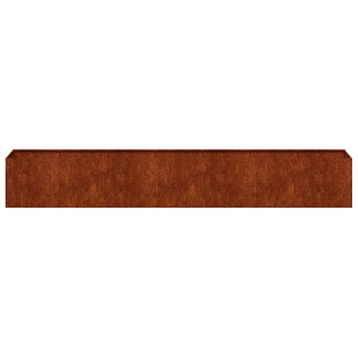 Doniczka Rusty 280x40x40 cm Stal nierdzewna