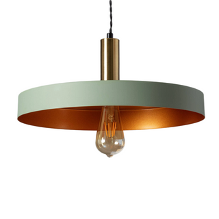 Lampa Wisząca z metalu ?40cm E27 Zielona Abruzzo Dario