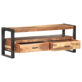 vidaXL Szafka pod TV, 120x35x45 cm, drewno z miodowym wykończeniem