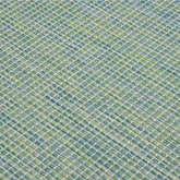 Dywan zewnętrzny o płaskim splocie, 80x250 cm, turkusowy