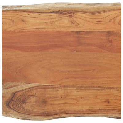 Blat stołu, 60x60x2,5 cm, kwadratowy, lite drewno akacjowe