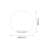 Kula Ogrodowa Globo Fi300 1xE27