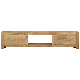vidaXL Szafka pod TV, 140 x 30 x 32 cm, lite drewno mango
