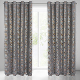 Zasłona Areta stalowa 140x250