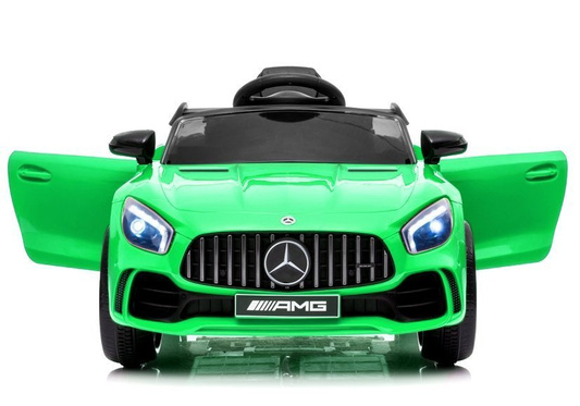 Auto na akumulator Mercedes AMG GT R Pilot Światła LED MP3  Zielony