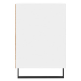 vidaXL Szafka pod TV, biała, 80x36x50 cm, materiał drewnopochodny