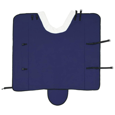 Koc dla Koni Granatowy 145 cm Polarowy fleece