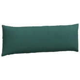 Poduszki na sofę 2 pcs Ciemna zieleń 120 x 40 cm tkanina