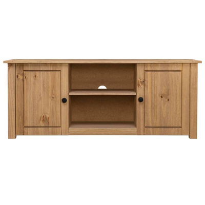 vidaXL Szafka pod TV, 120x40x50 cm, lita sosna, seria Panama