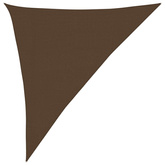 Żagiel przeciwsłoneczny, 160 g/m?, brązowy, 3x4x5 m, HDPE