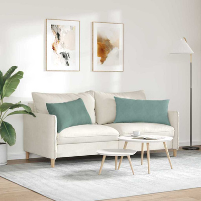 Poduszki na sofę 2 pcs Zielony morski 80 x 40 cm