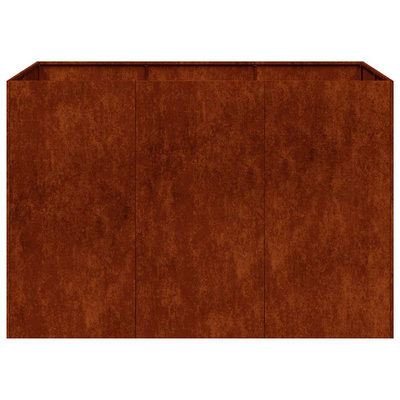 Doniczka Rusty 120x80x80 cm Stal nierdzewna