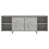 vidaXL Szafka pod TV, szarość betonu, 130x35x50 cm