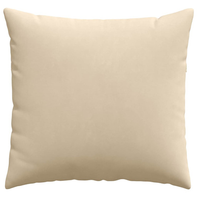 Poduszki na sofę 2 pcs Kremowy 50 x 50 cm tkanina