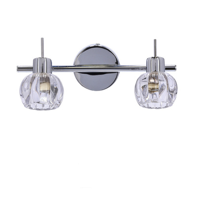 Lampa sufitowa Bombola listwa ze szklanymi kloszami regulowana 2-punktowa do korytarza