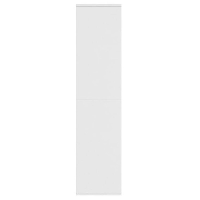 vidaXL Regał na książki, biały, 66x30x130 cm, materiał drewnopochodny