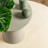 vidaXL Dywan HUARTE z krótkim włosiem, kremowy, Ø 160 cm