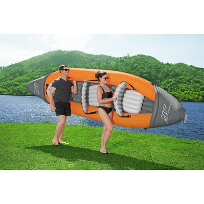 Bestway Nadmuchiwany kajak Hydro-Force Lite-Rapid x3 z akcesoriami