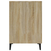 vidaXL Biurko, dąb sonoma, 140x50x75 cm, materiał drewnopochodny wariant 5