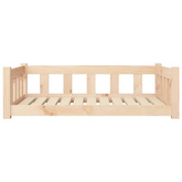 vidaXL Legowisko dla psa, 95,5x65,5x28 cm, lite drewno sosnowe