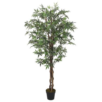 Sztuczny klon, 224 liście, 80 cm, zielony