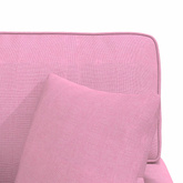 Chaise Lounge z Fartuszkiem 3 szt. Różowy tkanina