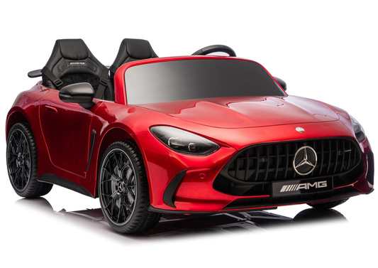 Auto Na Akumulator Mercedes GT63 AMG DK-GT63 24V LCD Czerwony Lakierowany