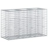 Podniesione łóżko gabionowe 130 x 50 x 80 cm Stal ocynkowana