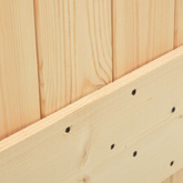 Drzwi przesuwne 2 szt. 90 x 210 cm Lite drewno sosnowe