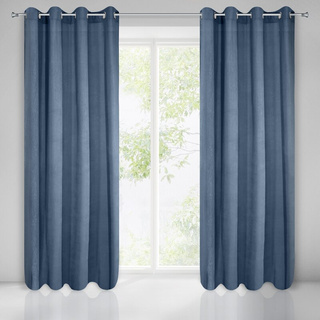 Zasłona Clarisa granatowa 140x270