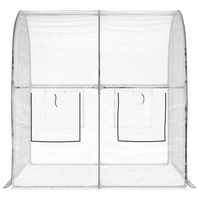 Szklarnia z ramą 160 x 200 x 192,5 cm PVC przezroczysty