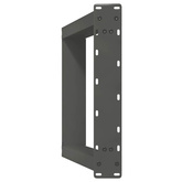 Nogi do stołu jadalnego w kształcie litery U 2 szt. Antracyt 60x(72-73) cm Stal