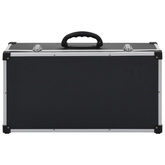 Walizka na 80 płyt CD, aluminiowa, ABS, czarna
