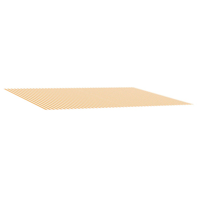 Materiał zapasowy do markizy Żółty i Biały 500 × 300 cm