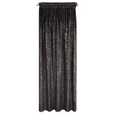 Zasłona Tulia czarna 135x270