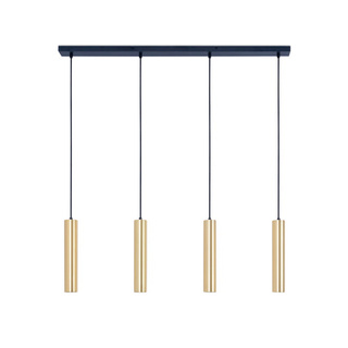 Lampa Wiszaca cztery złote tuby GU10 Abruzzo Trotti