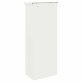 Skrzynka na przesyłki Z blokadą Biały 44,5 x 29 x 110,5 cm Stal