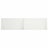 Mur oporowy 2 szt. 80 x 12 x 40 cm Stal Biały